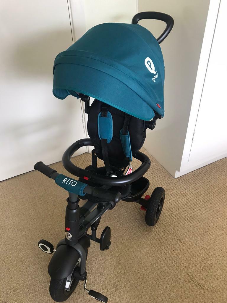 q play rito folding trike teal